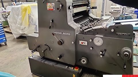 Used Heidelberg MO single color offset printing machine for sale   Gab Supplies Ltd   1986