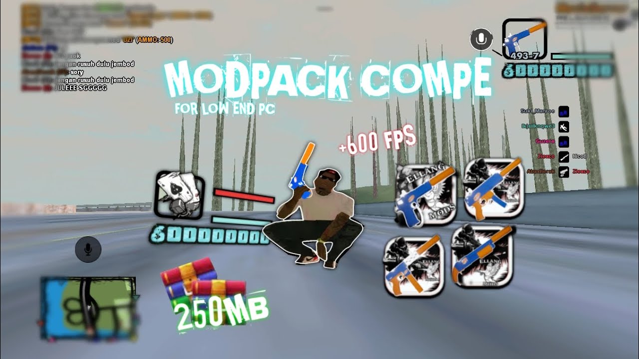 MODPACK COMPE CUMAN 250MB!! RINGAN FPS BOST 