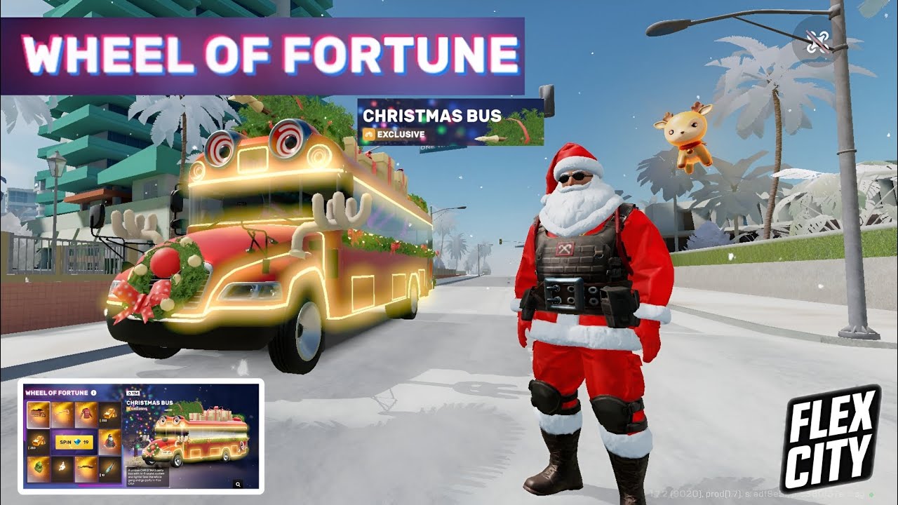 FlexCity: Santa In FlexCity In His Christmas Bus | @flexcityofficial @Devils2999 