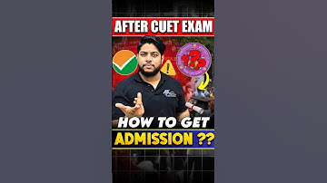 After CUET 2025 Exam What Next? | College Admission Process Explained🔥#shorts #cuet