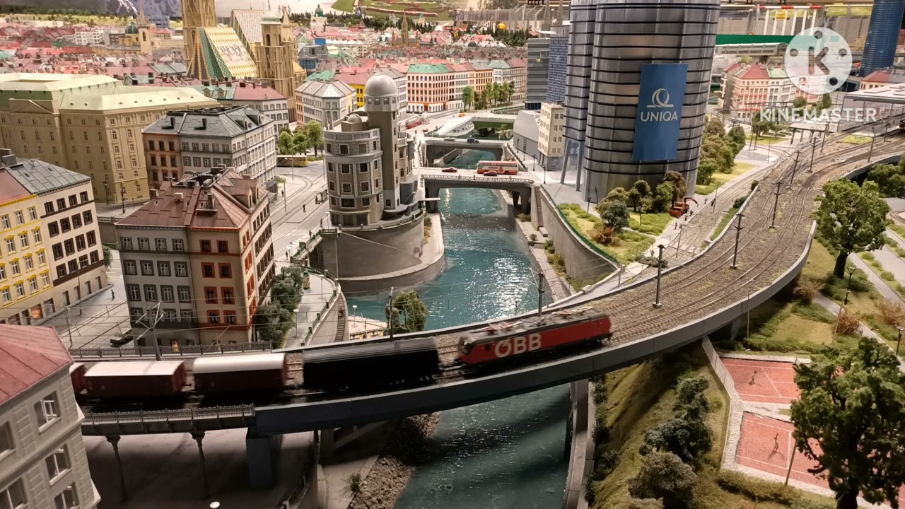Kingdom of Railways - Königreich der Eisenbahnen model of Vienna in 1/87 scale 