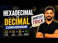 Hexadecimal to Decimal Conversion Made Easy 🔥| Step-by-Step (Hindi)