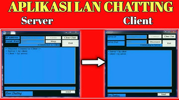 Cara menjalankan Aplikasi Lan Chatting Client - Server menggunakan Vb 6.0 | Part lIl