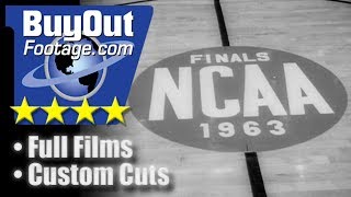 NCAA College Basketball Loyola Wins Championship 1963 Archive Stock Video