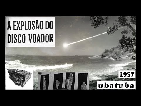 Thumbnail: Exploded UFO (Ubatuba, Brazil, 1957) material analysis discussed in a radio broadcast from 1964