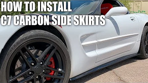 How To Install C7 Carbon Side Skirts