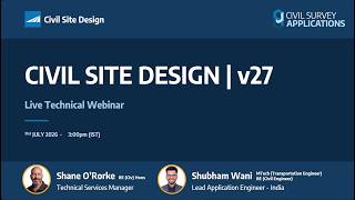 Webinar | Civil Site Design V27 (India)