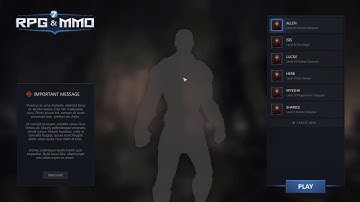 RPG & MMO UI 7 - Unity 3D Preview