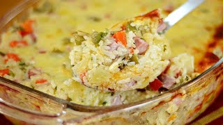 ARROZ DE FORNO DE PREGUIÇO FIZ SEM SUJAR PANELA RECEITA RÁPIDA SHORTS
