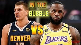 Denver Nuggets vs Los Angeles Lakers Full Game | August 10 | NBA Restart - NBA 2K20