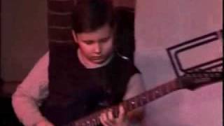 Paul Gilbert - Scarified played live by 11 year old Anton Oparin chords