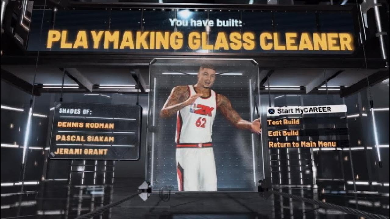 NBA 2K22 PLAYMAKING GLASS CLEANER BUILD!!! YouTube