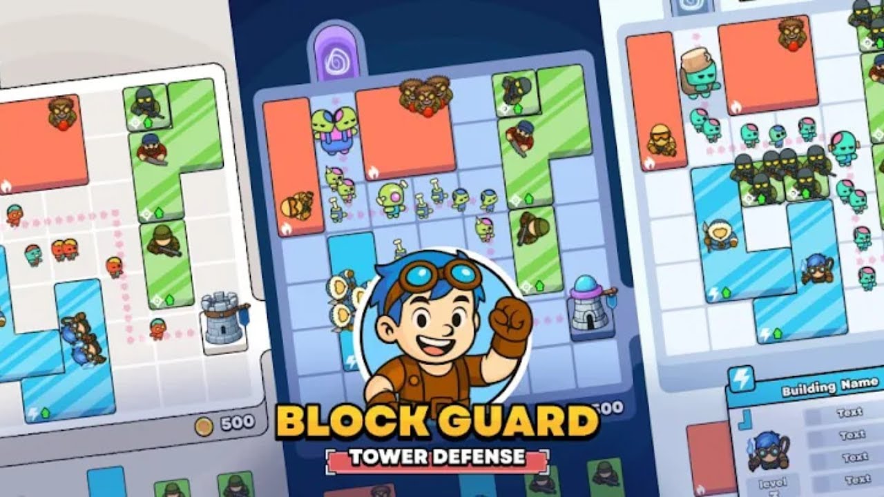 Block Guard TD Game (Gameplay Android) - YouTube