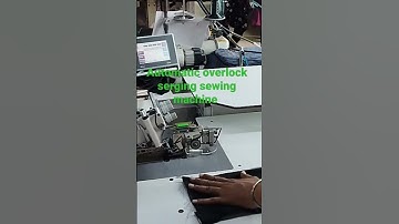 Automatic overlock serging sewing machine