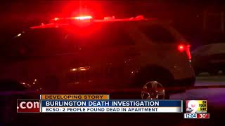 Two people found dead in Burlington apartment