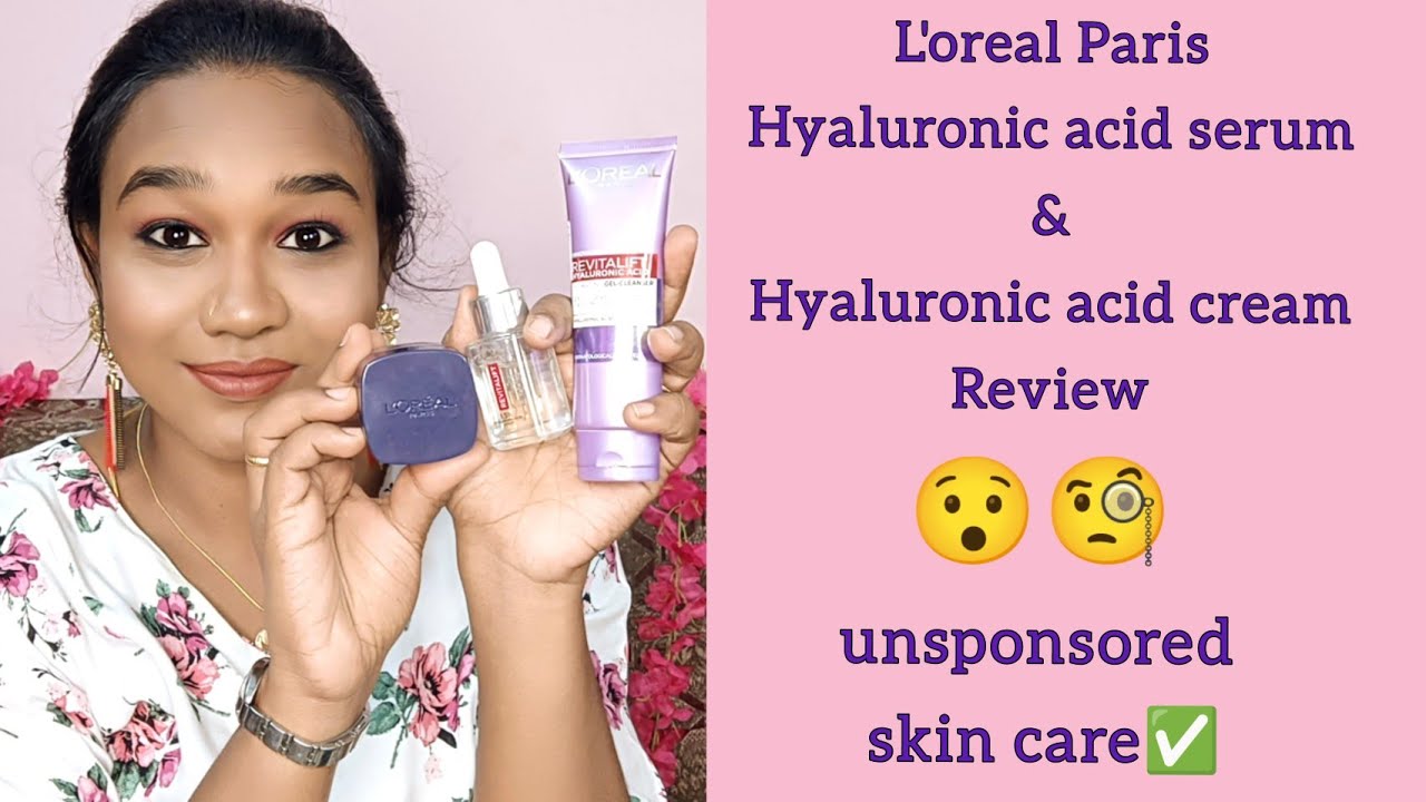 Unsponsored Skin care review L'oreal Paris Hyaluronic acid serum