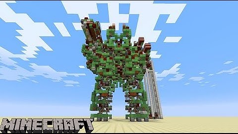 Minecraft: Mega Gargantua - Giant Controlable Battle Robot - Brothers