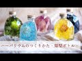 ハーバリウムのつくりかた ‐扇型ボトル‐