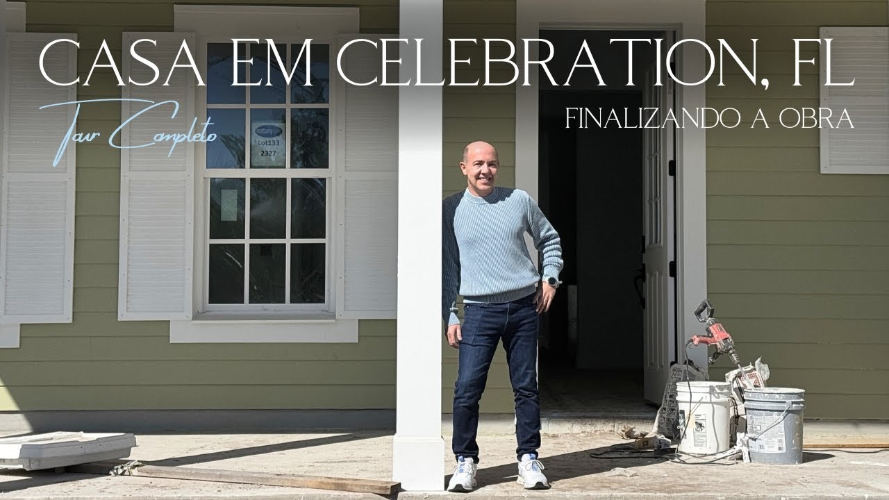 FINALIZANDO A OBRA: ESTA CASA EM CELEBRATION VAI FICAR DESLUMBRANTE!