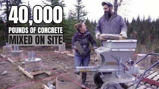 Putting Down Roots in Alaska | Pouring Concrete for Our Cabin Foundation