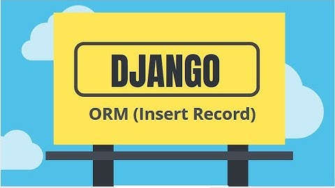 Django Tutorial 13. Django Insert record using ORM (urdu/hindi)