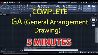 Part-1 Complete video on GA (General Arrangement) Drawings in 5min.