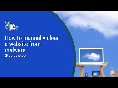 How to manually clean a website from malware