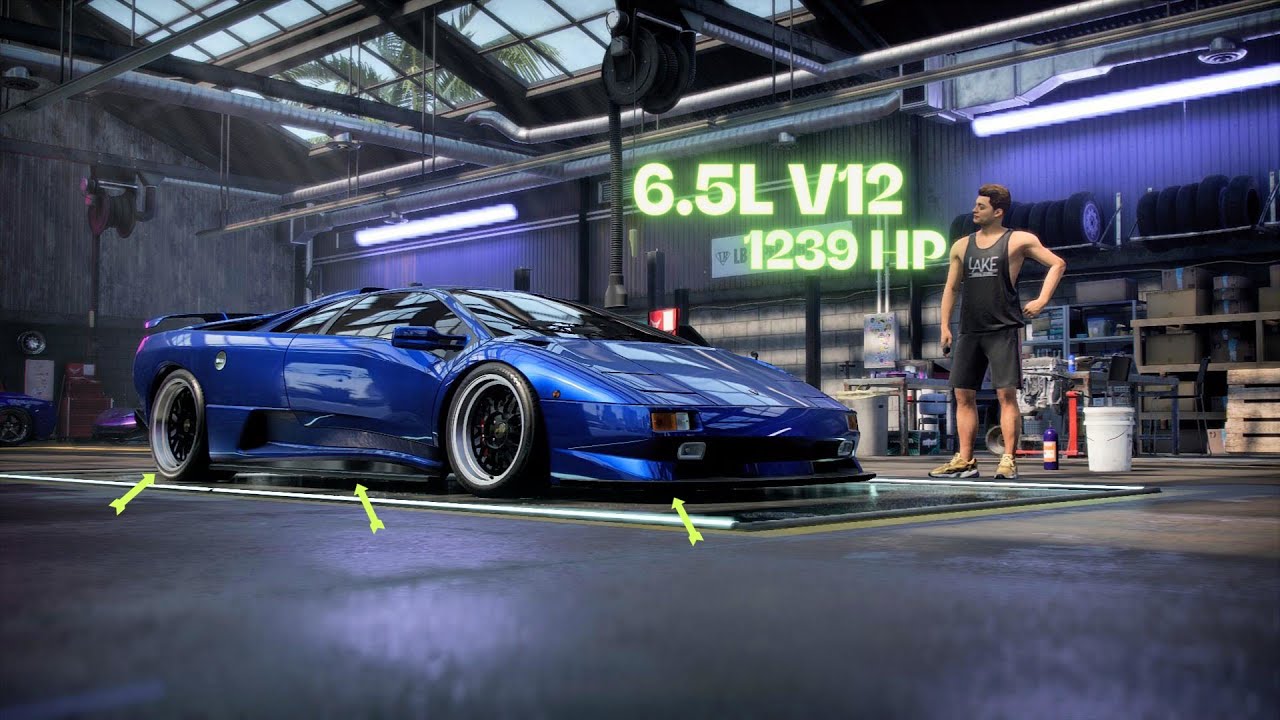 Customizing a '95 LAMBORGHINI Diablo SV | Need for Speed Heat
