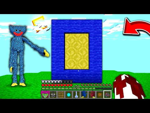 HUGGY WUGGY PORTALI YAPTIM !! - Minecraft