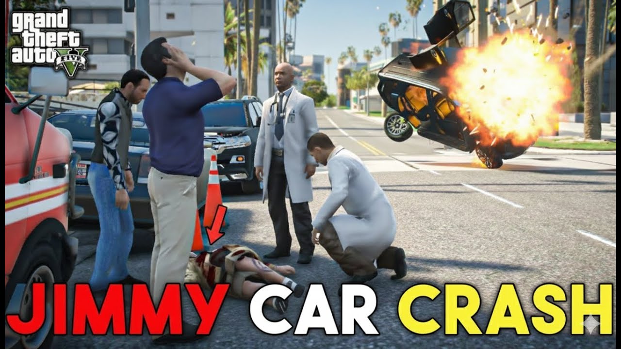 JIMMY KA CAR ACCIDENT [GTA V GAMEPLAY] #18