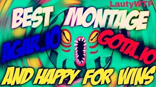 Epic wins BEST MONTAGE | Agar.io | Bait | TrickSplit | PopSplit