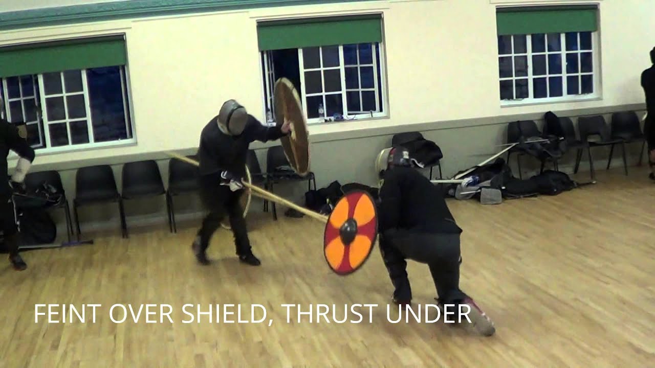 matty healy Overarm spear & shield vs underarm - HEMA - Part 1