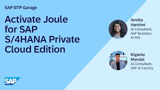 Activate Joule for SAP S/4HANA Private Cloud Edition | SAP BTP Garage June 2026