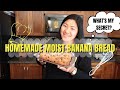 HOW I MAKE MOIST BANANA BREAD | HOMEMADE RECIPE