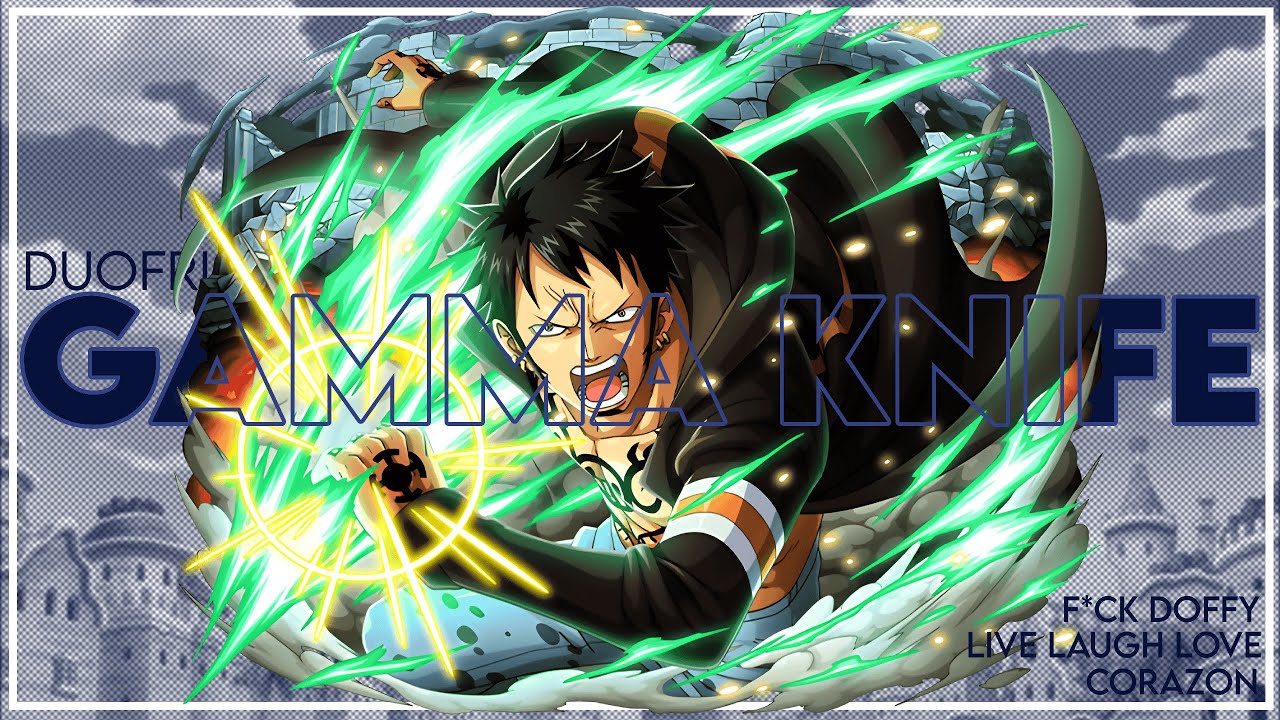 GAMMA KNIFE! Trafalgar D. Water Law rap (One Piece) Duofri3nd D