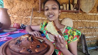 the best village fruit cake recipe without oven.real village cooking