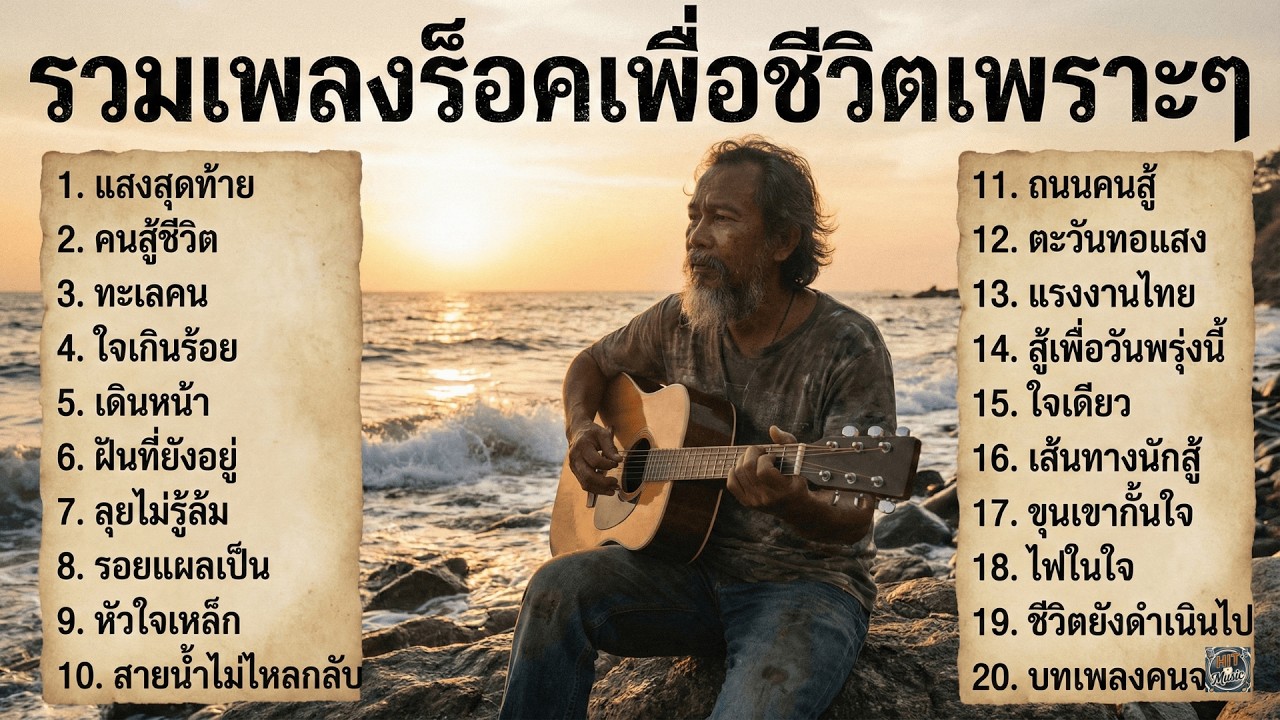 รวมฮิตเพลงอมตะเพื่อชีวิต น่าฟัง 2026 ฟังยาวไป