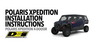 Polaris Xpedition 4-Door Sound Control Kit Instructions