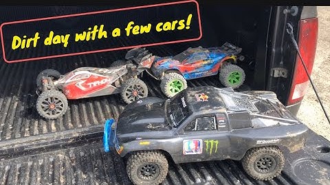 Messing around with a few of the car. Arrma Typhon 3s, Traxxas slash 3s, Traxxas Rustler 3s
