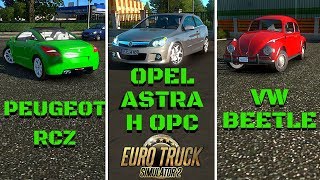 PEUGEOT RCZ - OPEL ASTRA H OPC - VOLKSWAGEN BEETLE - ETS 2 Mods #28