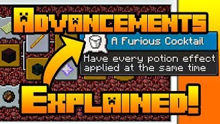 Minecraft 1.12 Advancement Challenges Explained