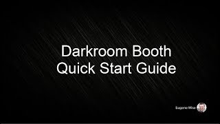 Darkroom Booth Quick Start Guide screenshot 4