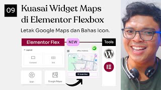 PART 09 | Kuasai Widget Google Maps & Icon | Elementor Flexbox Tutorials