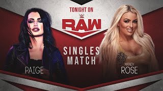 Paige Vs Mandy Rose. Bra And Match