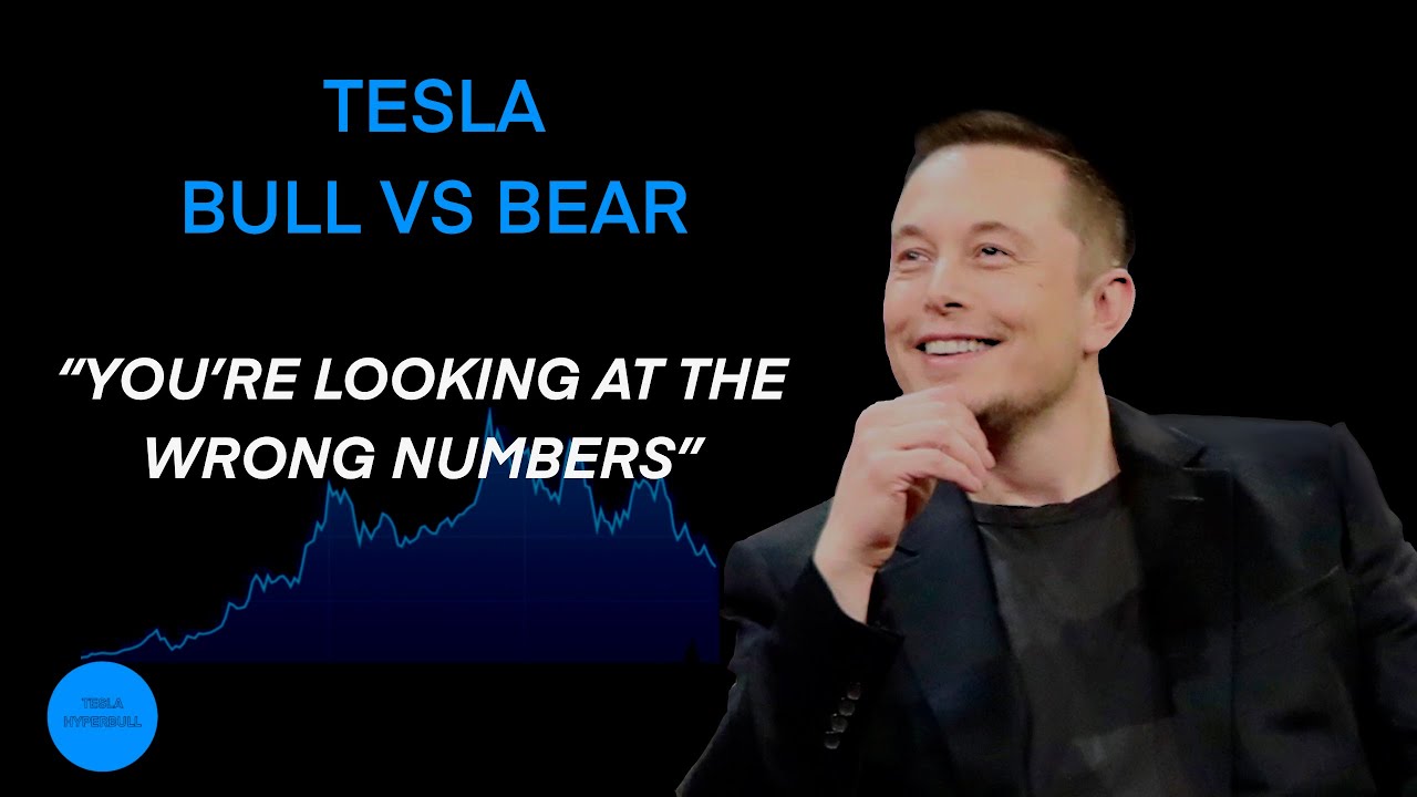 TESLA $23! YOU'RE LOOKING AT THE WRONG NUMBERS! Hilarious Bull VS Bear debate