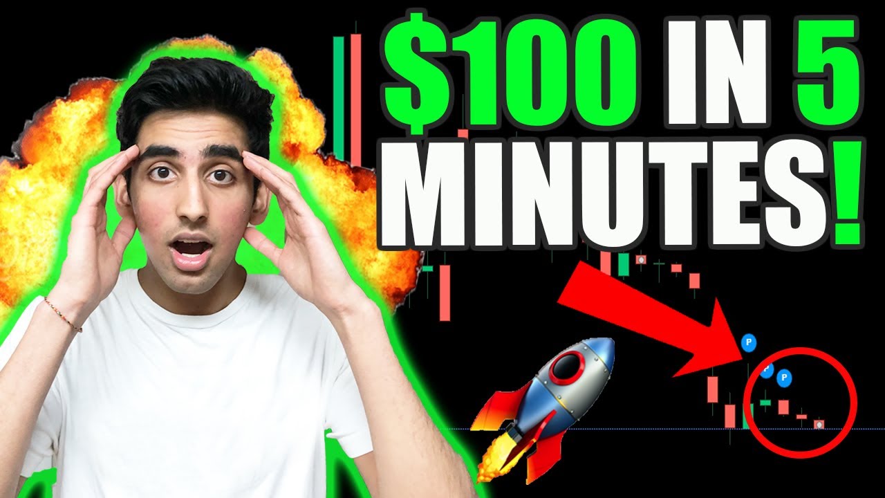  100 IN 5 MIN LIVE DAY TRADING AT 17 YEARS OLD YouTube