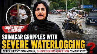 Sports Performance Srinagar grapples with severe waterlogging after downpour; Shopkeepers question 'Smart City' claims