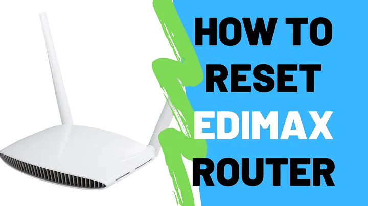 How To Reset Edimax Router To Factory Default Settings