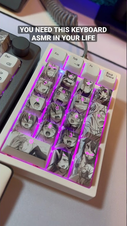 The only asmr you will ever need #theultimatenerd #gamingshorts #gamingsetup #anime #keyboard #asmr