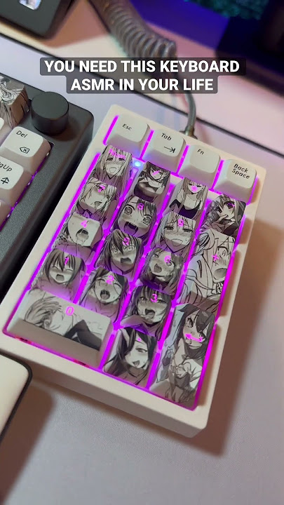 The only asmr you will ever need #theultimatenerd #gamingshorts #gamingsetup #anime #keyboard #asmr